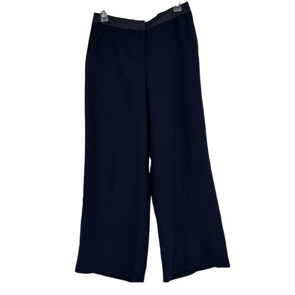 Boden Navy Career Office Marlin Wide Leg Trouser Pants Size 6P - Picture 4 of 6